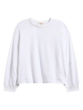 Madewell Relaxed Long-Sleeve Raglan Tee Boxy Fit Sweatshirt Relaxed